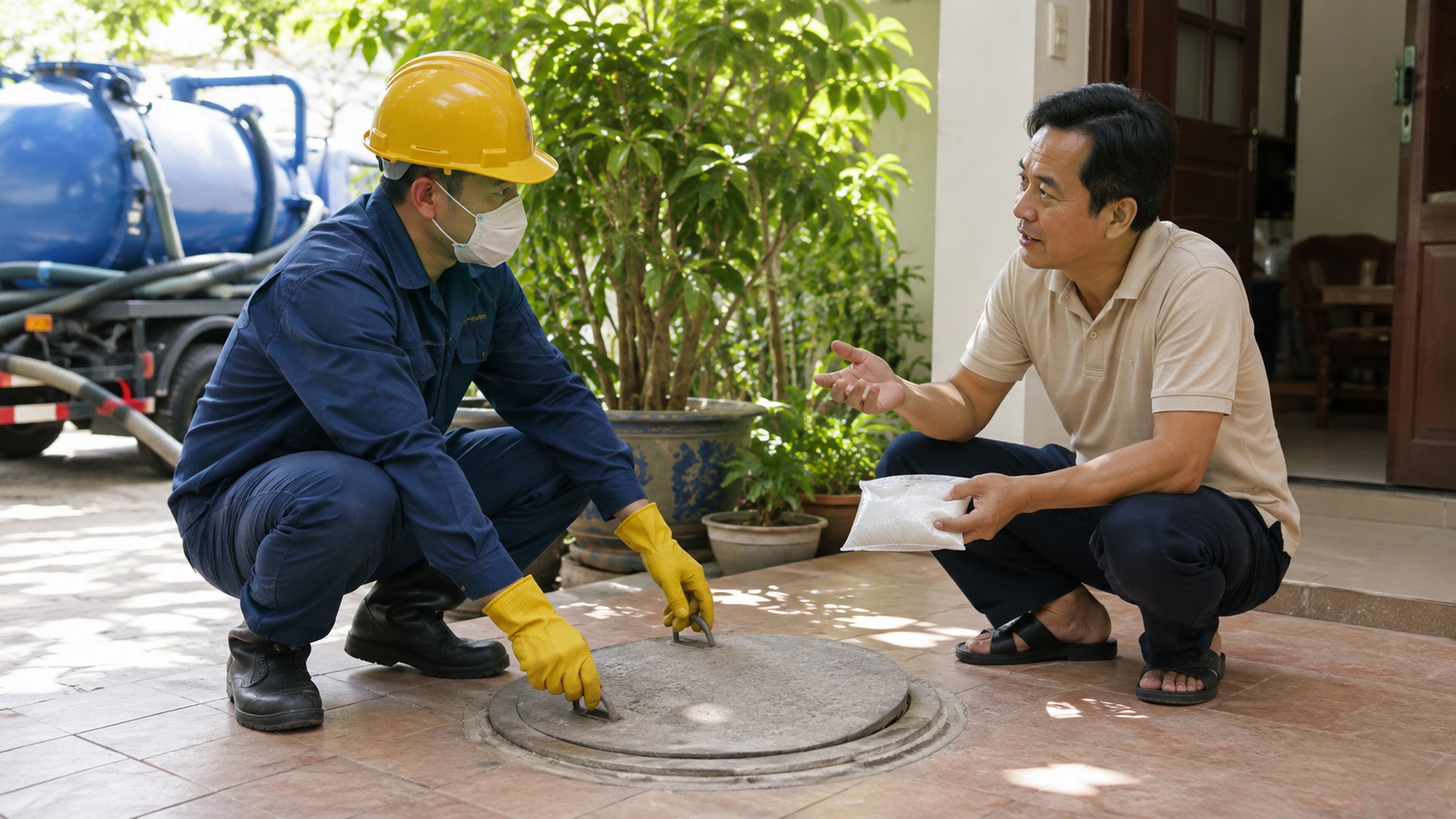 Bao lâu nên bổ sung men vi sinh cho bể phốt?