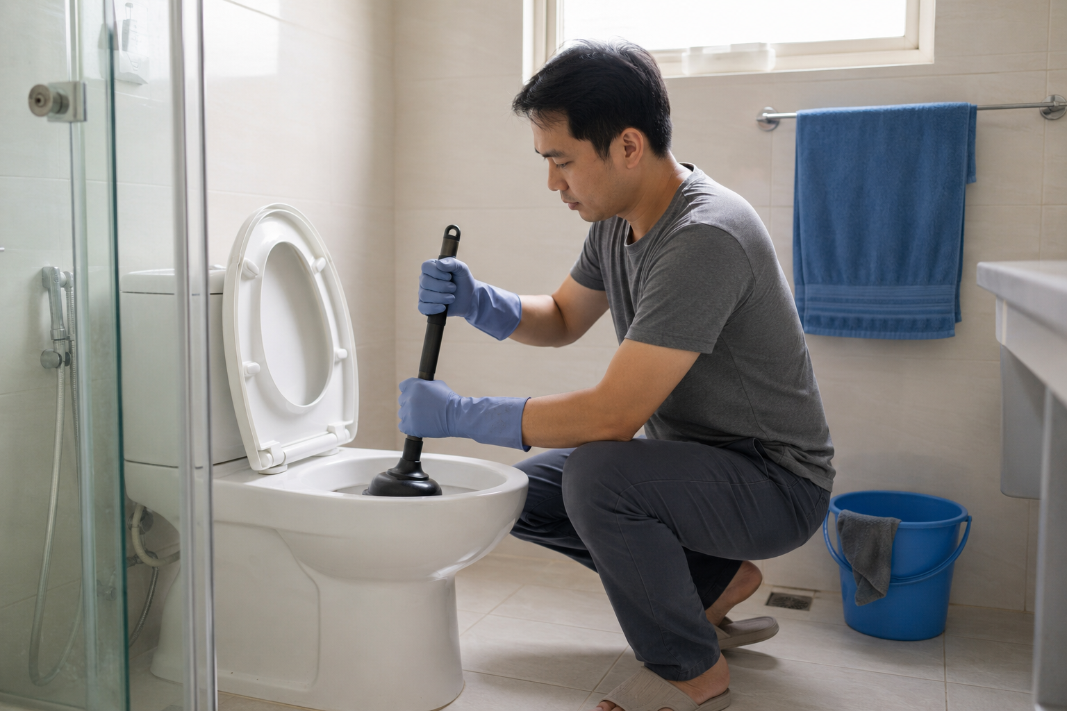 Bồn cầu rút nước chậm: Do bể phốt đầy hay đường ống bị tắc?