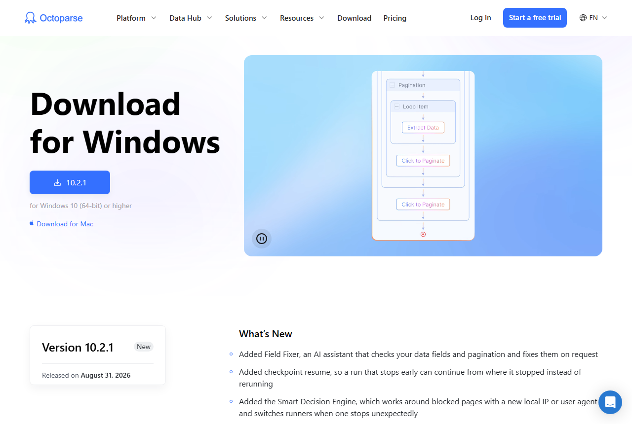 AnythingLLM download page: headline Your Device. Your AI., Mac OS, Windows and Linux options, Download for Windows x64 and ARM buttons and the version number 1.18.0